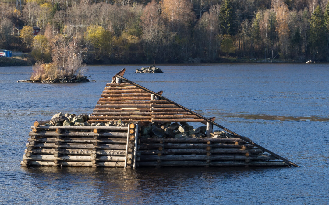 Rierkaret ved Bingen lenser sto ferdig restaurert i 2021. Foto: Ingun Orderud.